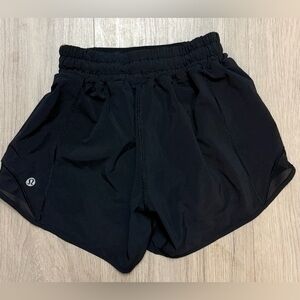 lululemon athletica Black Women's Athletic Shorts with Elastic Waist